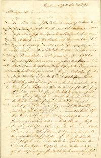 Letter from [John] Peter [Gabriel] Muhlenberg to Nathanael Greene