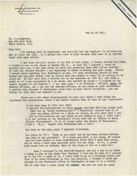 Letter from Armant Legendre, February 24, 1943