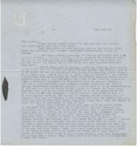 Letter from Gertrude Sanford Legendre, February 19, 1943