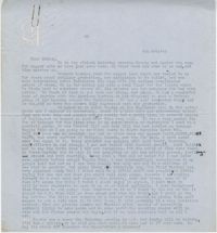 Letter from Gertrude Sanford Legendre, February 20, 1943