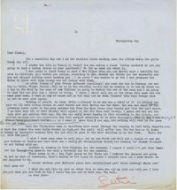 Letter from Gertrude Sanford Legendre, November 26, 1942
