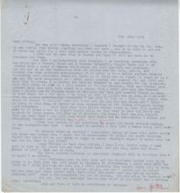 Letter from Gertrude Sanford Legendre, February 22, 1943