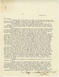 Letter from Gertrude Sanford Legendre, January 1, 1943