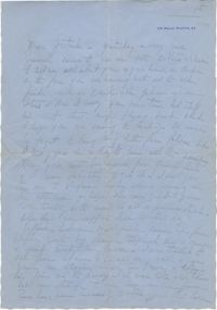 Letter from Jane Sanford Pansa, August 4, 1944