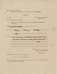 Letter from Sidney Jennings Legendre, April 12, 1943
