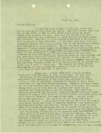 Letter from Sidney Jennings Legendre, June 16, 1944