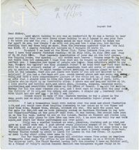 Letter from Gertrude Sanford Legendre, August 2, 1943