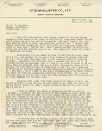 Letter from Armant Legendre, July 1, 1947