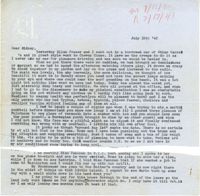 Letter from Gertrude Sanford Legendre, July 12, 1943