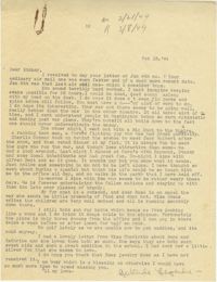 Letter from Gertrude Sanford Legendre, February 18, 1944