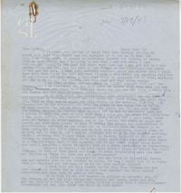 Letter from Gertrude Sanford Legendre, March 24, 1943