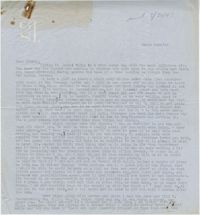 Letter from Gertrude Sanford Legendre, March 20, 1943