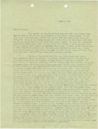 Letter from Sidney Jennings Legendre, July 2, 1944