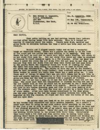 Letter from Sidney Jennings Legendre, December 1943