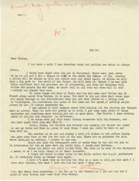 Letter from Gertrude Sanford Legendre, December 10, 1942