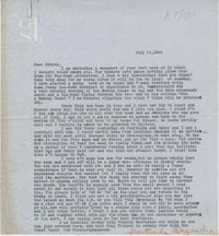 Letter from Gertrude Sanford Legendre, July 24, 1944
