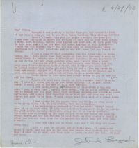 Letter from Gertrude Sanford Legendre, June 5, 1944