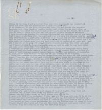 Letter from Gertrude Sanford Legendre, October 30, 1942