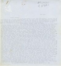 Letter 2 from Gertrude Sanford Legendre, May 26, 1943