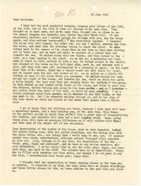 Letter from Sidney Jennings Legendre, June 22, 1943