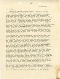 Letter from Sidney Jennings Legendre, June 10, 1943