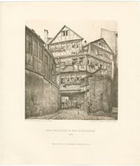 Hinterhäuser in der Judengasse. 1872.