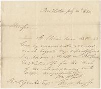 Letter to Thomas S. Grimke, July 20, 1832