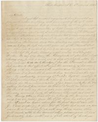 Letter from Benjamin King giving an acoount of the wreck of the 