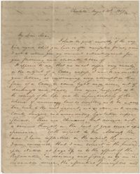 Copy of letter to Langdon Cheves from Thomas Grimke, August 10, 1827
