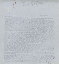 Letter from Gertrude Sanford Legendre, April 1, 1943