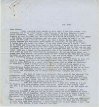 Letter from Gertrude Sanford Legendre, August 10, 1944