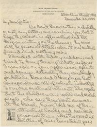 Letter from Charlie Baskerville, December 25, 1944