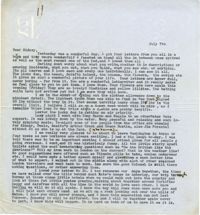 Letter from Gertrude Sanford Legendre, July 7, 1943