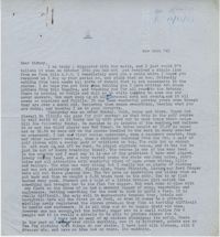 Letter 2 from Gertrude Sanford Legendre, November 14, 1943