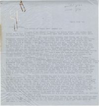 Letter 1 from Gertrude Sanford Legendre, March 15, 1943