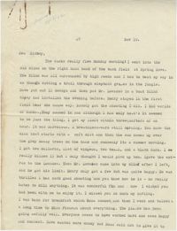 Letter from Gertrude Sanford Legendre, November 10, 1942