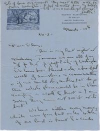 Letter from Gertrude Sanford Legendre, March 13, 1943