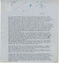 Letter from Gertrude Sanford Legendre, November 5, 1943