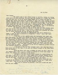 Letter from Gertrude Sanford Legendre, November 11, 1943