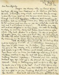 Letter from 'Rose,' November 4, 1944