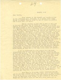 Letter from Sidney Jennings Legendre, July 19, 1943