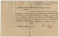 Petition from Eliza Day to the St. Andrew's Society