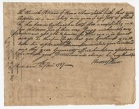 Petition from Thomas Shaw to the St. Andrew's Society