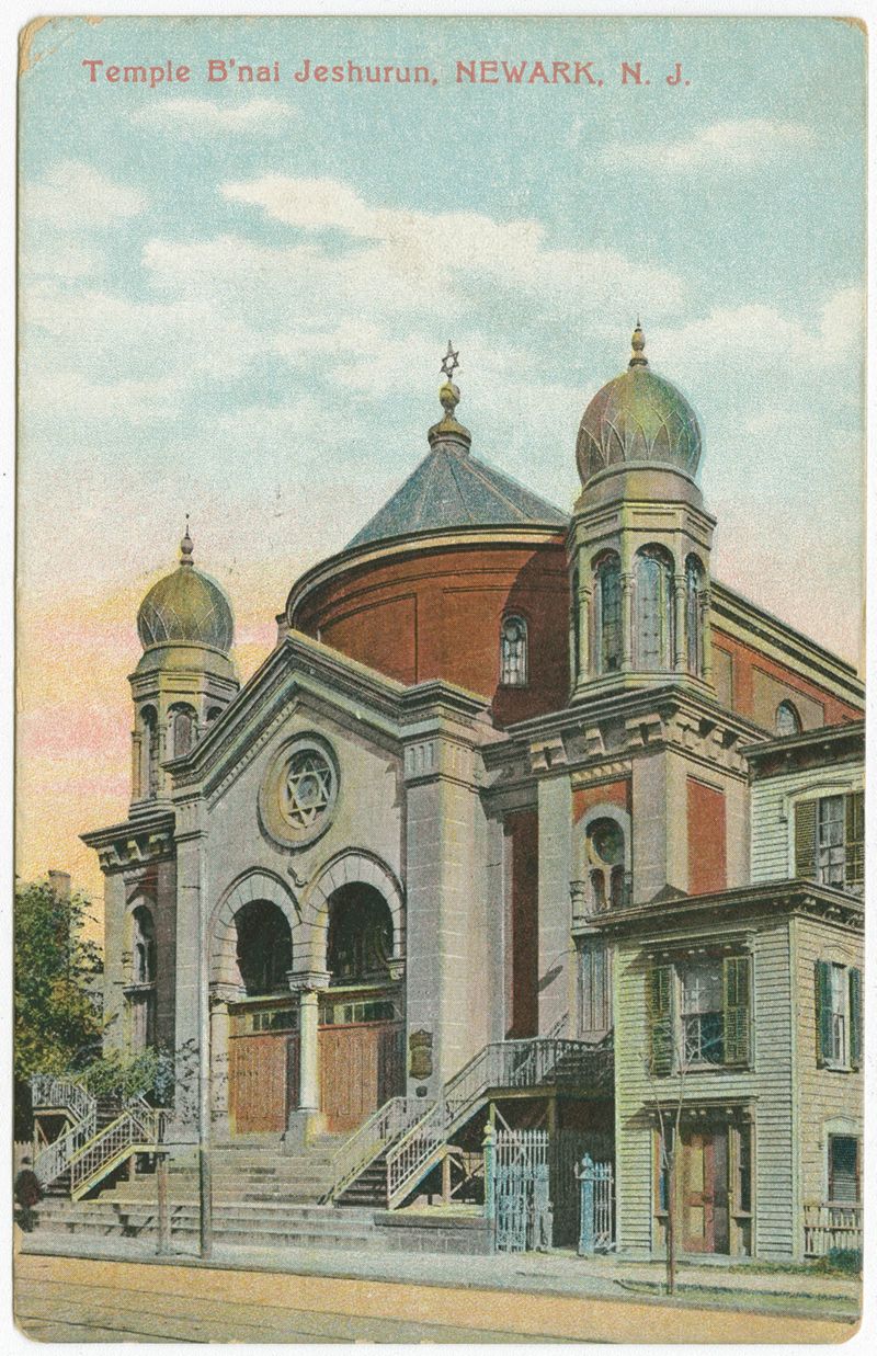 Temple B'nai Jeshurun, Newark, N.J. - Lowcountry Digital Library ...