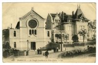 Biarritz. - Le Temple Israëlite et la Villa Claisse.
