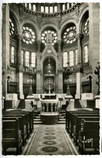 Grande Synagogue de Paris (1874). La Chœur / The Choir.