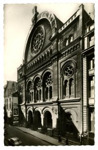 Grande Synagogue de Paris (1874). La Façade / The Front