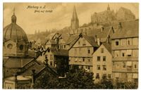 Marburg a. L., Blick auf Schloß