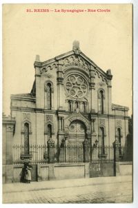 Reims -- La Synagogue - Rue Clovis