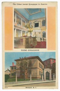 The Oldest Jewish Synagogue in America, Touro Synagogue, Newport, R.I.